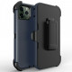 Premium Armor Heavy Duty Case with Clip for Apple iPhone 14 Pro 6.1 (Blue/Blue)