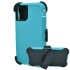 Premium Armor Heavy Duty Case with Clip for Apple iPhone 14 Plus 6.7 (Aqua Blue)