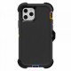 Premium Armor Heavy Duty Case with Clip for Apple iPhone 14 Pro 6.1 (Black/Orange)