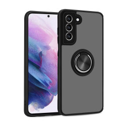Tuff Slim Armor Hybrid Ring Stand Case for Samsung Galaxy A14 5G (Black)