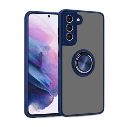 Tuff Slim Armor Hybrid Ring Stand Case for Samsung Galaxy A14 5G (Blue)