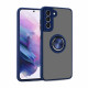 Tuff Slim Armor Hybrid Ring Stand Case for Samsung Galaxy A14 5G (Blue)