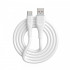 Type C 2.4A Fast Charge USB Cable 6FT - Durable Rubber Coating - Universal Cell Phone Sync Charger (White)
