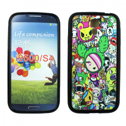 Samsung Galaxy S4 Cute Cartoon Design Gummy Case