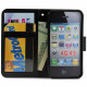 iPhone 4S 4 Slim Flip Design Wallet Case (Cartoon)