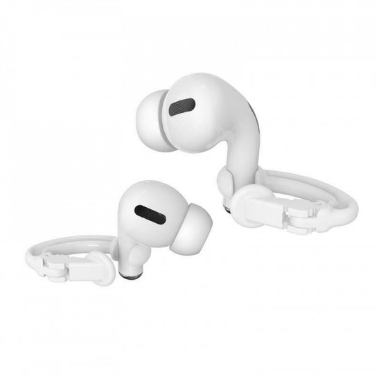 Ear Clip Ear Hooks Loop Anti-Lost Earphone Holder for AirPods1 / 2 / Pro (Black)