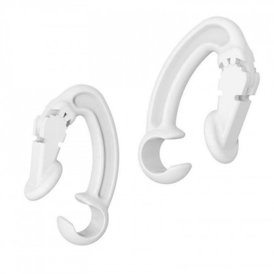 Ear Clip Ear Hooks Loop Anti-Lost Earphone Holder for AirPods1 / 2 / Pro (White)