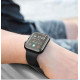 Apple Watch Series 6 / SE / 5 / 4 Hard Full Body Case with Tempered Glass 44MM (Matte Silver)