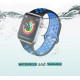 Breathable Sport Strap Wristband Replacement for Apple Watch Series 6 / SE / 5 / 4 / 3 / 2 / 1 Sport - 44MM / 42MM (Black Blue)