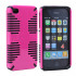 iPhone 4 4S Hybrid Grip Case (Hot Pink-Black)