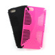 iPhone 4 4S Hybrid Grip Case (Hot Pink-Black)