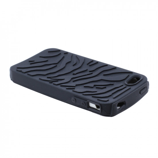 iPhone 4 4S Zebra Hybrid Case (Black-White)