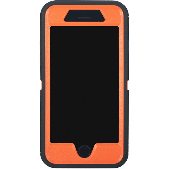 Premium Camo Heavy Duty Case with Clip for iPhone 8 Plus / 7 Plus / 6S Plus / 6 Plus (Tree Orange)