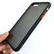 iPhone SE 2020 / 8 / 7 / 6S / 6 Slim Matte Hybrid Bumper Case (Black Black)