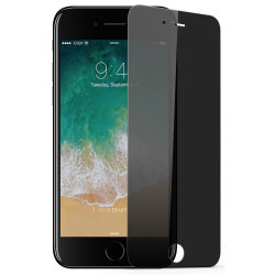 iPhone 8 Plus / 7 Plus / 6S Plus / 6 Plus Privacy Anti-Spy Full Cover Tempered Glass Screen Protector (Black)