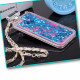 iPhone SE (2020) / 8 / 7 Perfume Bottle Glitter Shake Star Dust Necklace Case (Blue)