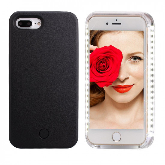 iPhone 6S / iPhone 6 Selfie Illuminated LED Light Case (Black)
