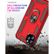 iPhone 11 (6.1in) Tech Armor Ring Grip Case with Metal Plate (Red)