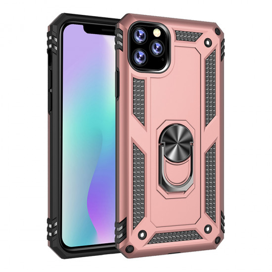 iPhone 11 (6.1in) Tech Armor Ring Grip Case with Metal Plate (Rose Gold) iPhone 11 (6.1in) Tech Armor Ring Grip Case with Metal Plate (Rose Gold)