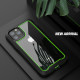 iPhone 11 (6.1in) Clear Dual Defense Case (Green)