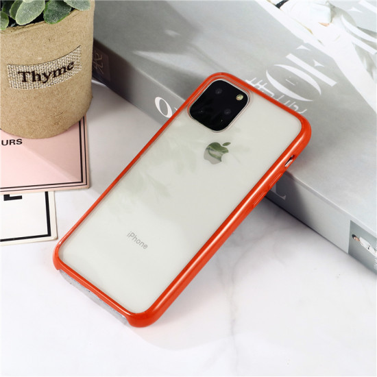 Iphone 11 Pro 5 8in Pro Slim Clear Hard Color Bumper Case Red Iphone 11 Pro 5 8in Pro Slim Clear Hard Color Bumper Case Red
