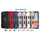 iPhone 11 6.1 Military Grade Armor Protection Stand Magnetic Feature Case (Black)