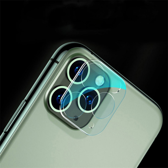 iPhone 11 Pro (5.8in) / iPhone 11 Pro Max (6.5) Camera Lens HD Tempered Glass Protector (Transparent Clear)