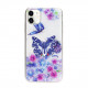 3D Butterfly Design Stand Slim Case for iPhone 12 / 12 Pro 6.1 (Purple)