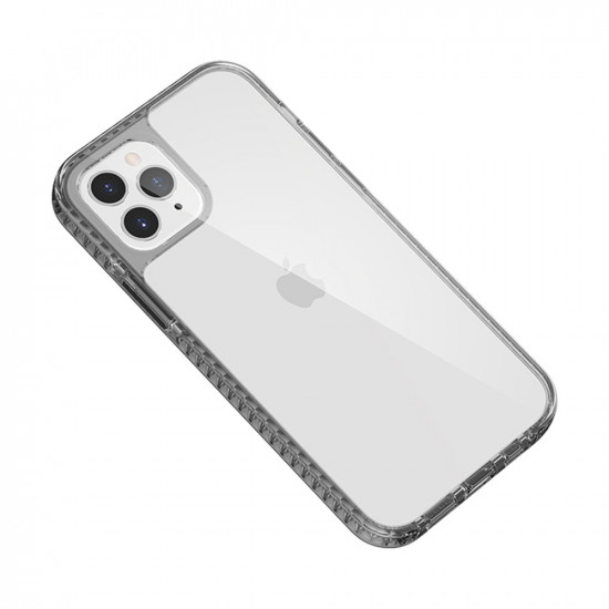 Transparent Shockproof Clear Back Shell Case for iPhone 12 Mini 5.4 (Clear)