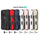 Military Grade Armor Protection Stand Magnetic Feature Case for iPhone 12 Mini 5.4 (Navy Blue)