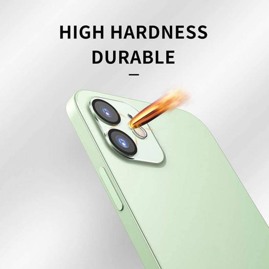 Camera Lens HD Tempered Glass Protector for iPhone 12 Mini 5.4 (Transparent Clear)