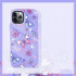 Dual Layer High Impact Protective Hybrid Hard Design Case for iPhone 12 / 12 Pro 6.1 (Purple Butterfly)