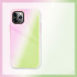 Dual Layer High Impact Protective Hybrid Hard Design Case for iPhone 12 / 12 Pro 6.1 (Pink Green)