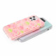 Dual Layer High Impact Protective Hybrid Hard Design Case for iPhone 12 Pro Max 6.7 (Pink Green)