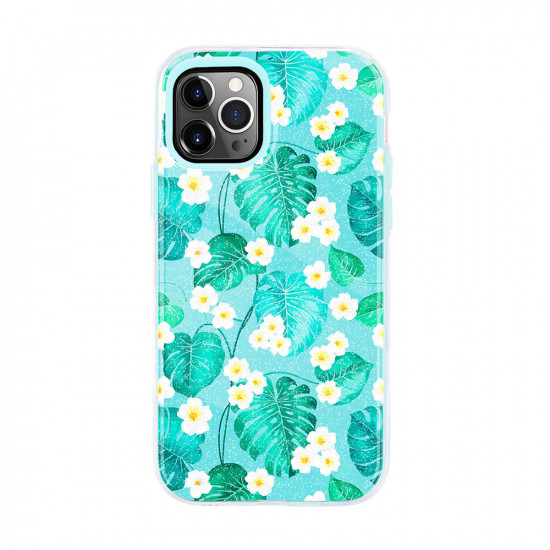 Dual Layer High Impact Protective Hybrid Hard Design Case for iPhone 12 Pro Max 6.7 (Green Forest)