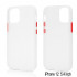 Slim Matte Hybrid Bumper Case for iPhone 12 Mini 5.4 inch (White)