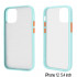 Slim Matte Hybrid Bumper Case for iPhone 12 Mini 5.4 inch (Light Blue)