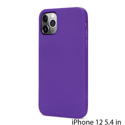 Slim Pro Silicone Full Corner Protection Case for iPhone 12 Mini 5.4 inch (Purple)