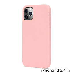 Slim Pro Silicone Full Corner Protection Case for iPhone 12 Mini 5.4 inch (Pink)