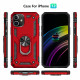 Tech Armor Ring Stand Grip Case with Metal Plate for iPhone 12 Mini 5.4 inch (Rose Gold)