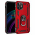 Tech Armor Ring Stand Grip Case with Metal Plate for iPhone 12 Mini 5.4 inch (Red)