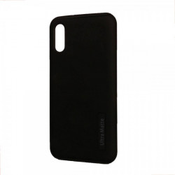 Ultra Matte Armor Hybrid Case for Samsung A01 Core (Black)