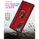 Samsung Galaxy Note 20 Tech Armor Ring Grip Case with Metal Plate (Red)