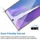 3D Tempered Glass Full Screen Protector with Working Adhesive In Screen Finger Scanner for Galaxy Note 20 (Clear)