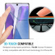 3D Tempered Glass Full Screen Protector with Working Adhesive In Screen Finger Scanner for Galaxy Note 20 (Clear)