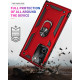 Samsung Galaxy Note 20 Ultra Tech Armor Ring Grip Case with Metal Plate (Red)