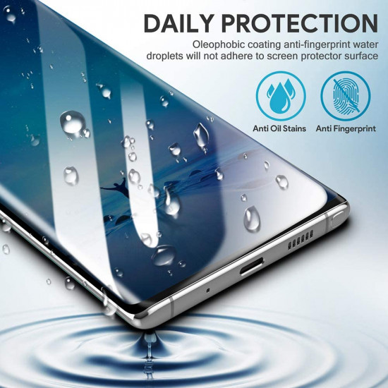 3D Tempered Glass Full Screen Protector with In Screen Finger Scanner for Galaxy Note 20 Ultra (Clear)