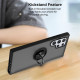 Tuff Slim Armor Hybrid Ring Stand Case for Samsung Galaxy S22 Ultra 5G (Navy Blue)