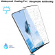 3D Tempered Glass Full Screen Protector with Working Adhesive In Screen Finger Scanner for Samsung Galaxy S21 5G (Clear)