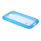 Samsung Galaxy S5 SM-G900 Gummy Hybrid Case (Blue Clear)